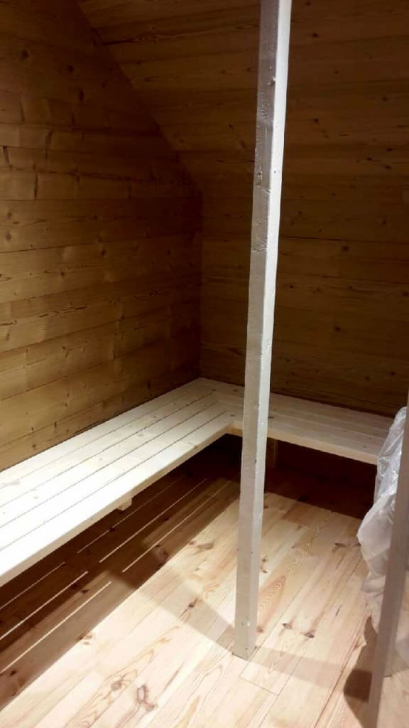 Fabrication de sauna